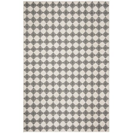 Safavieh Natural Rustic Square Hand Woven RugsGrey & Ivory 6 x 6 ft. NAT407F-6SQ